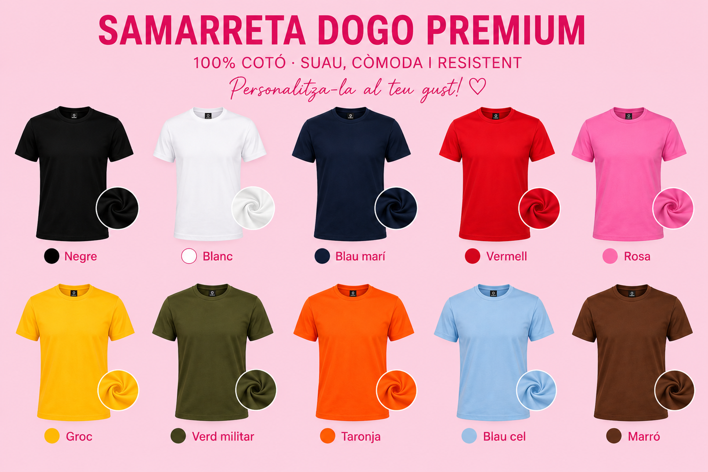 Camiseta Dogo Premium Roly - Personalitzada ♡