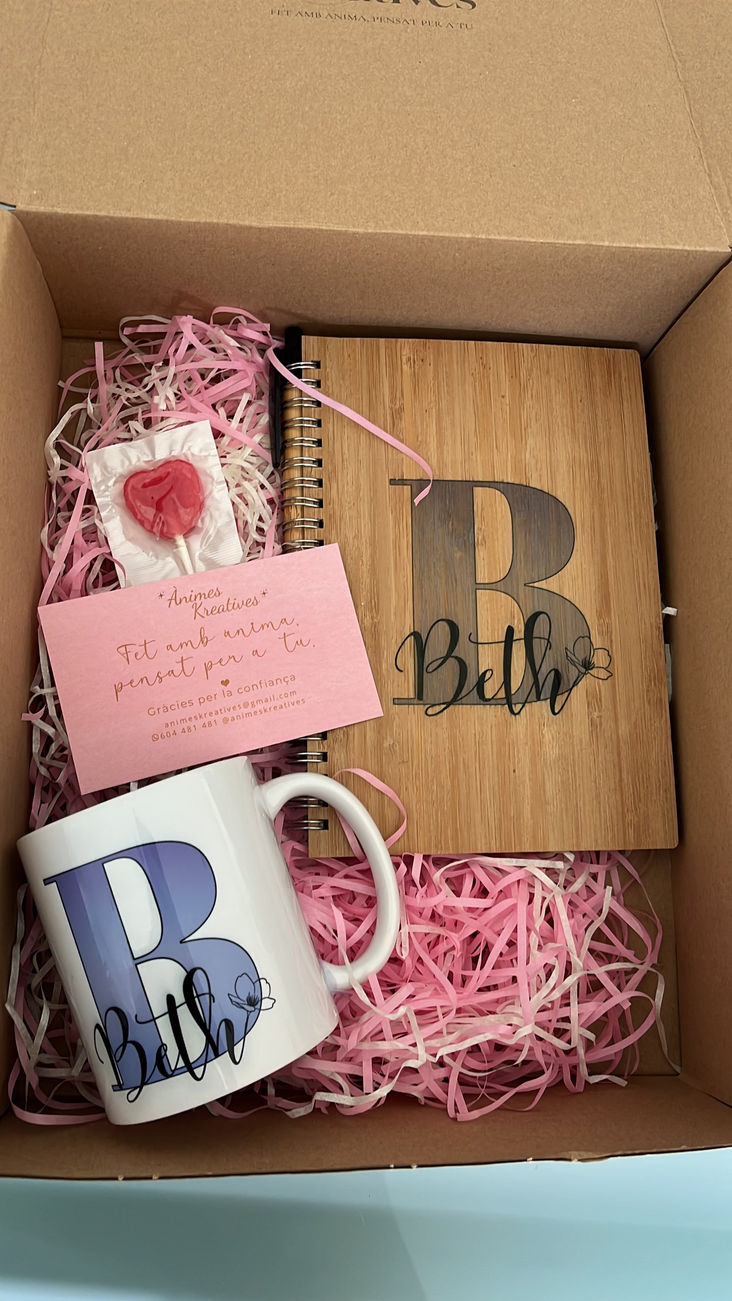 Pack Regal: Llibreta + Tassa Personalitzats ♡
