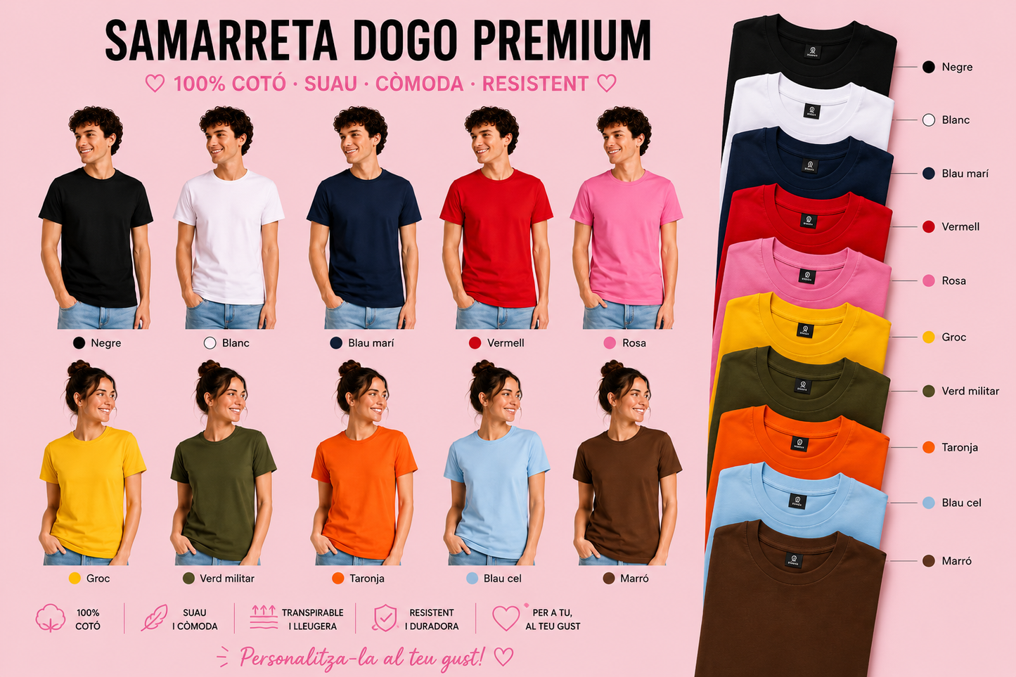 Camiseta Dogo Premium Roly - Personalitzada ♡