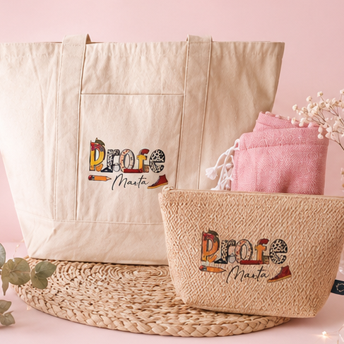 Pack Estiu: Bossa + Pareo + Necesser Personalitzats ♡